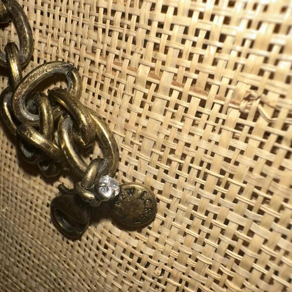 J. Crew Faux Diamonds Crystals Baguettes Bold Runway Statement Bib Necklace - Picture 6 of 7